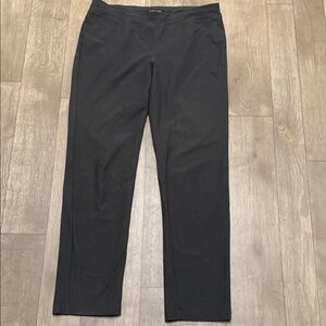 Womens Eileen Fisher Straight Leg Comfy Stretch Pull‎ On Pants